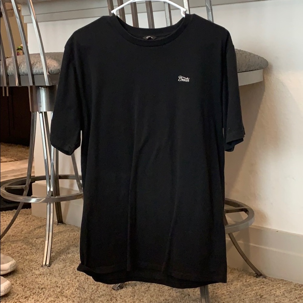 Brixton Black Short Sleeve Stitched T-Shirt Large